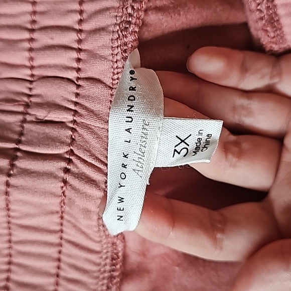 New York Laundry Pink Lounge Pants Plus Size 3X - Picture 2 of 7